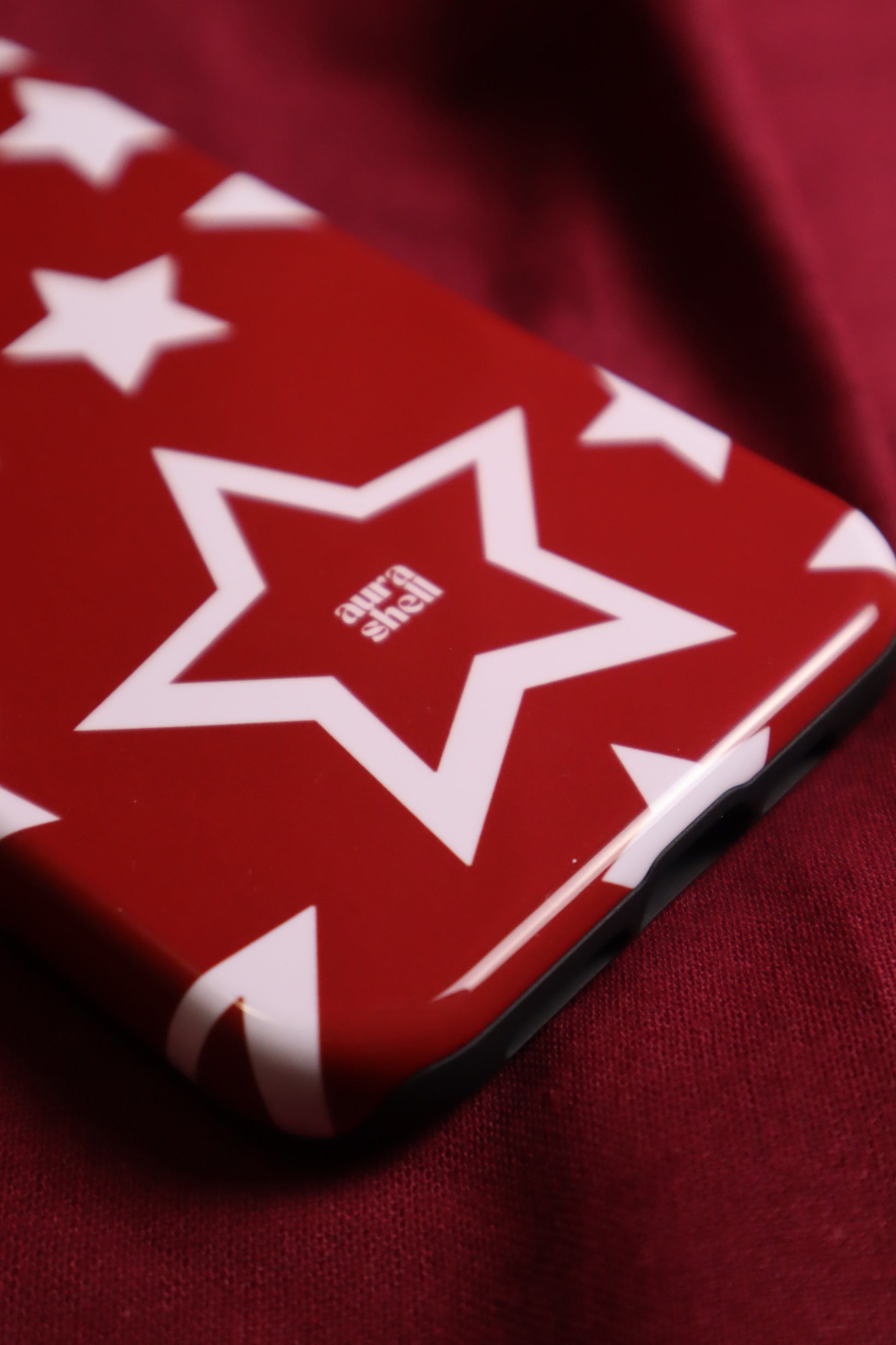 Stars in Red Wine iPhone Case - Aura Shell