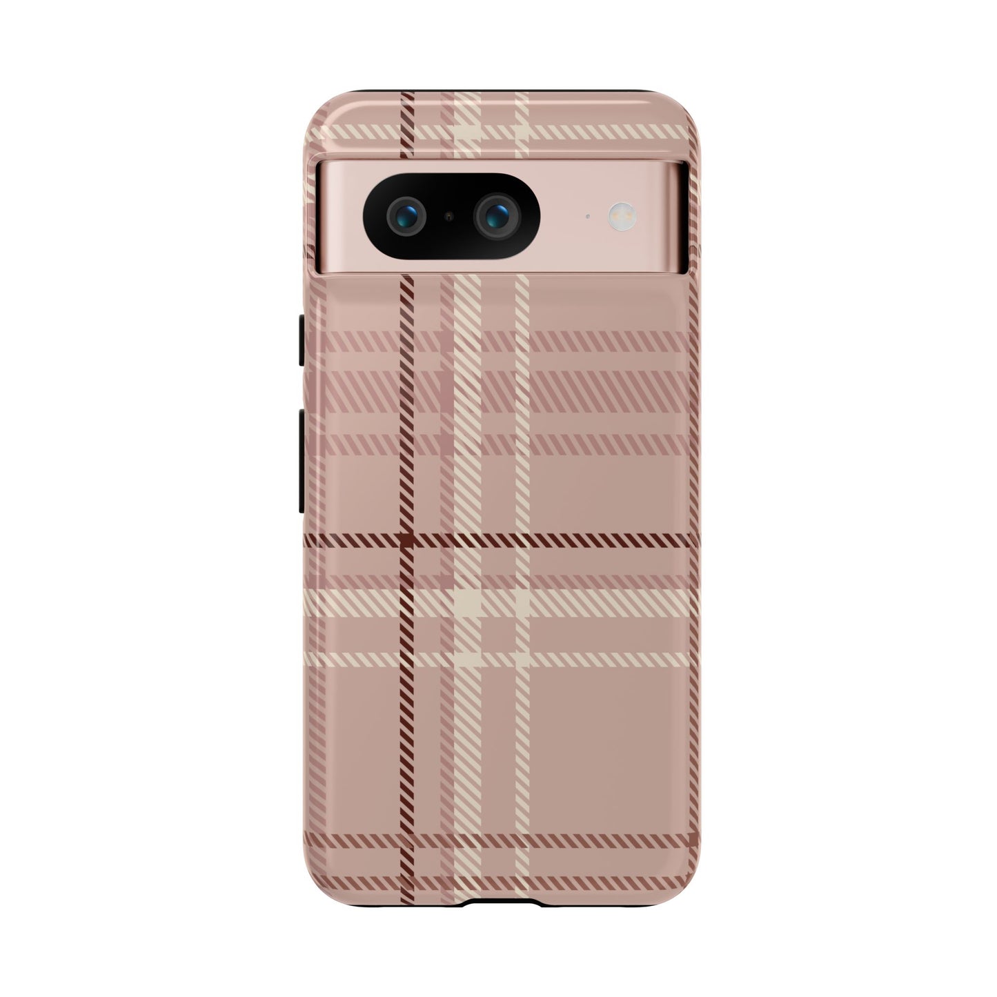 Plaid in Vanilla Iced Latte Google Pixel Case