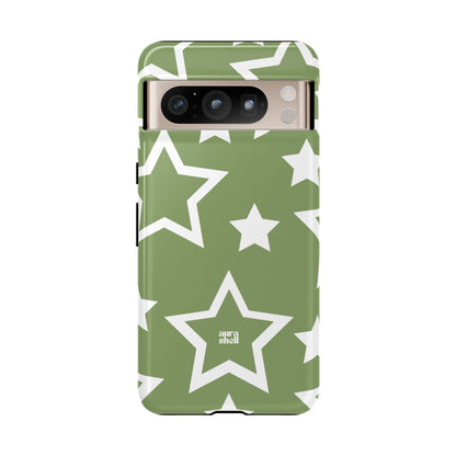 Stars in Matcha Google Pixel Case