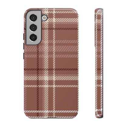 Plaid in Hazelnut Mocha Samsung Galaxy Case