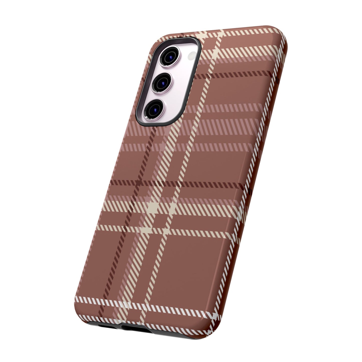 Plaid in Hazelnut Mocha Samsung Galaxy Case