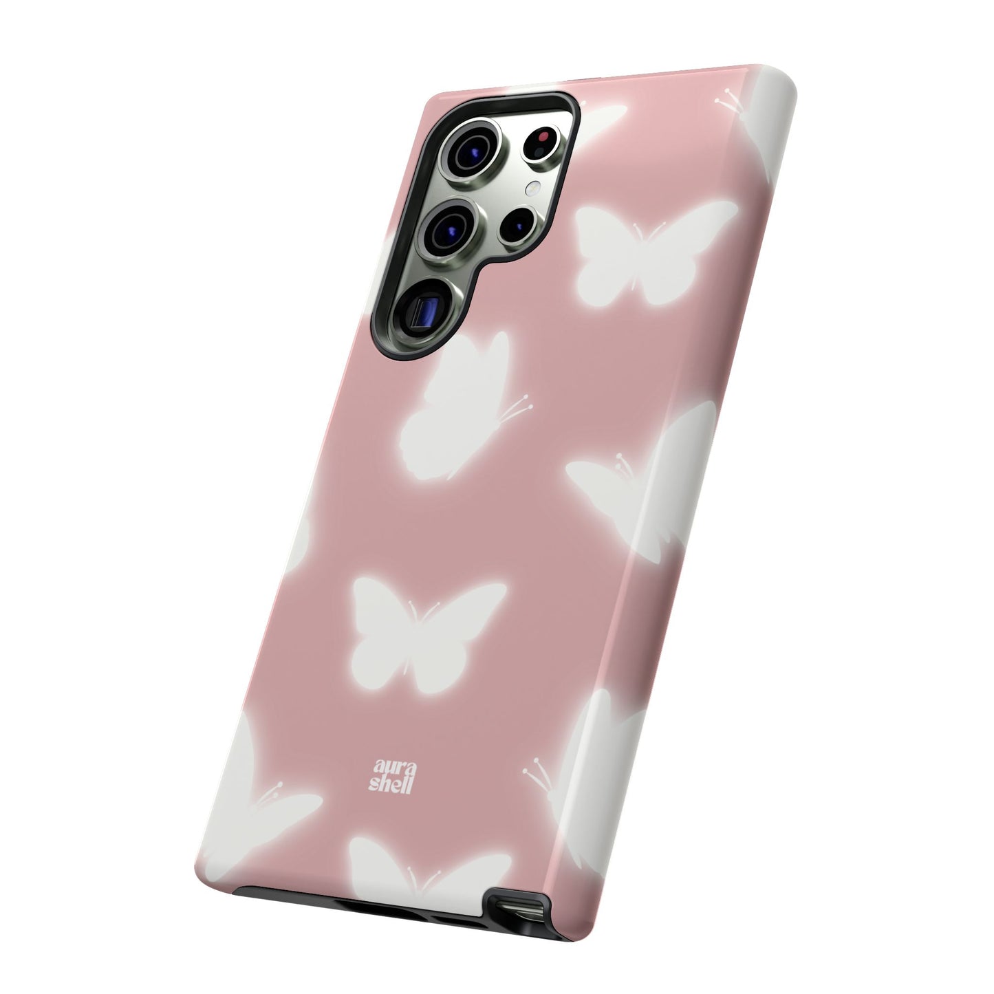 Butterflies in Blush Samsung Galaxy Case