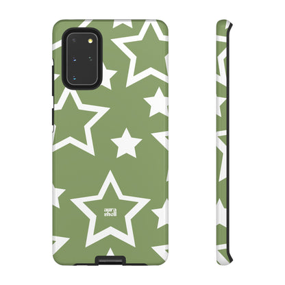 Stars in Matcha Samsung Galaxy Case