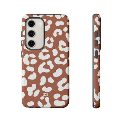 Cheetah Girl in Terracotta Samsung Galaxy Case