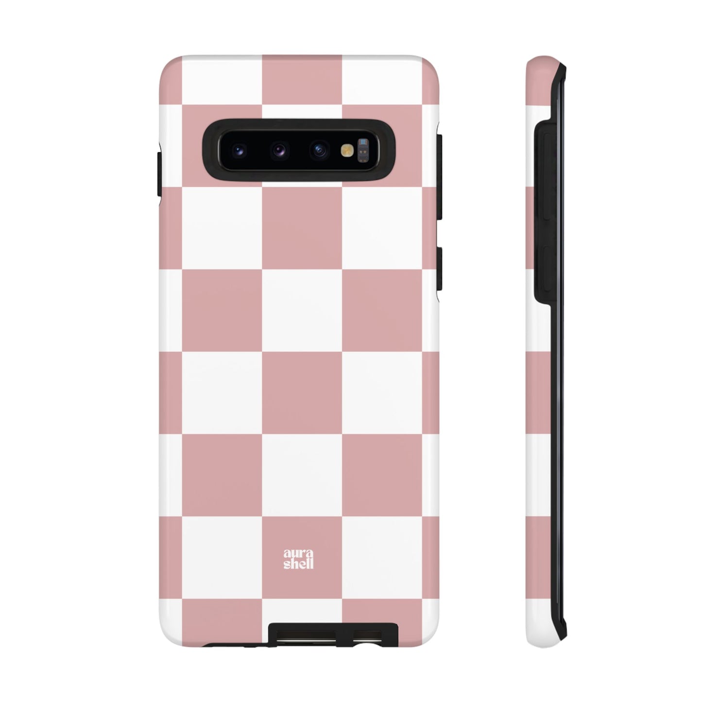 Checkers in Blush Samsung Galaxy Case