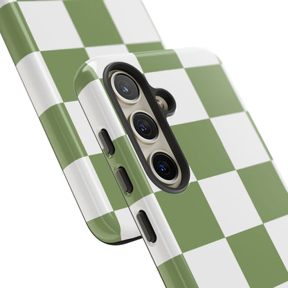 Checkers in Matcha Samsung Galaxy Case