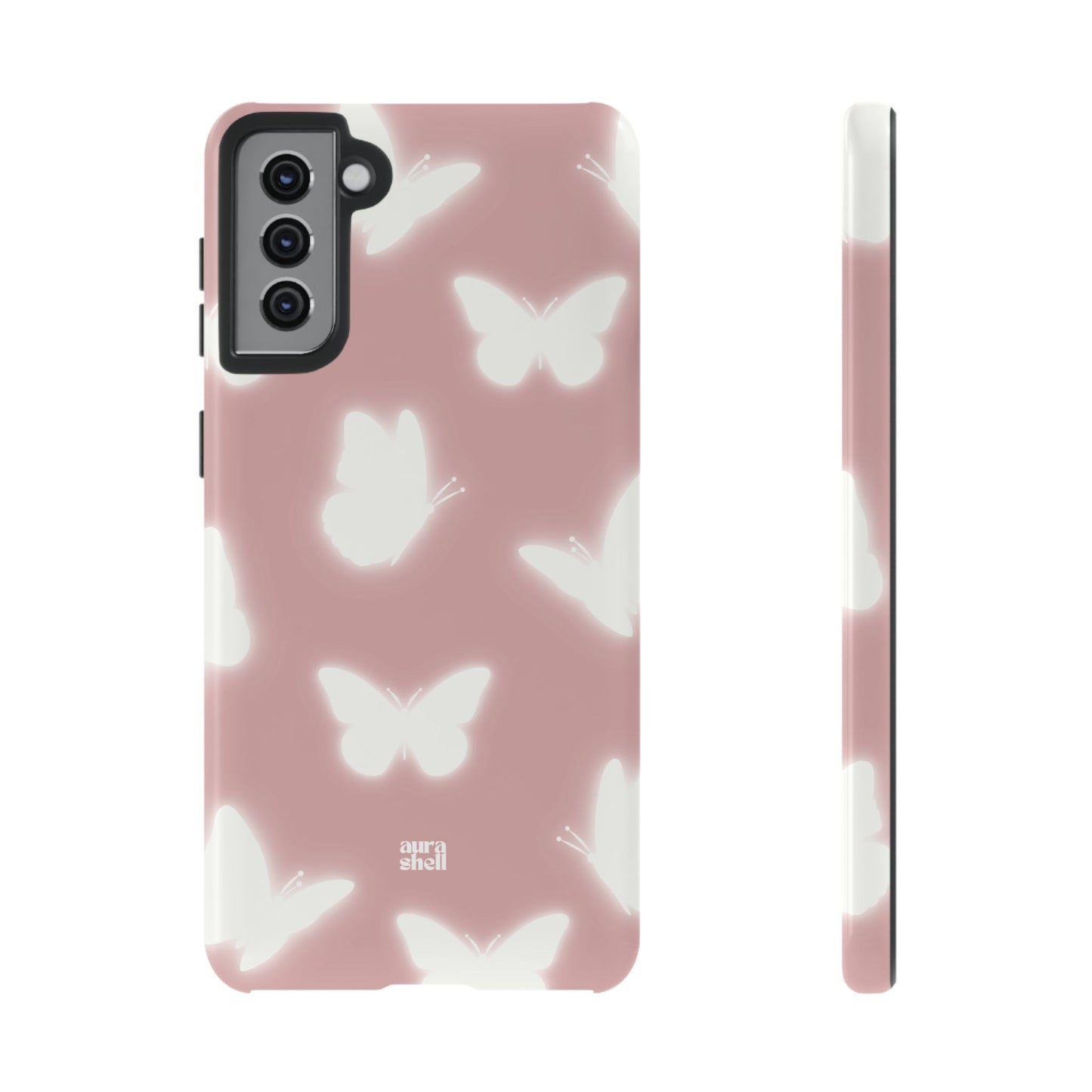 Butterflies in Blush Samsung Galaxy Case