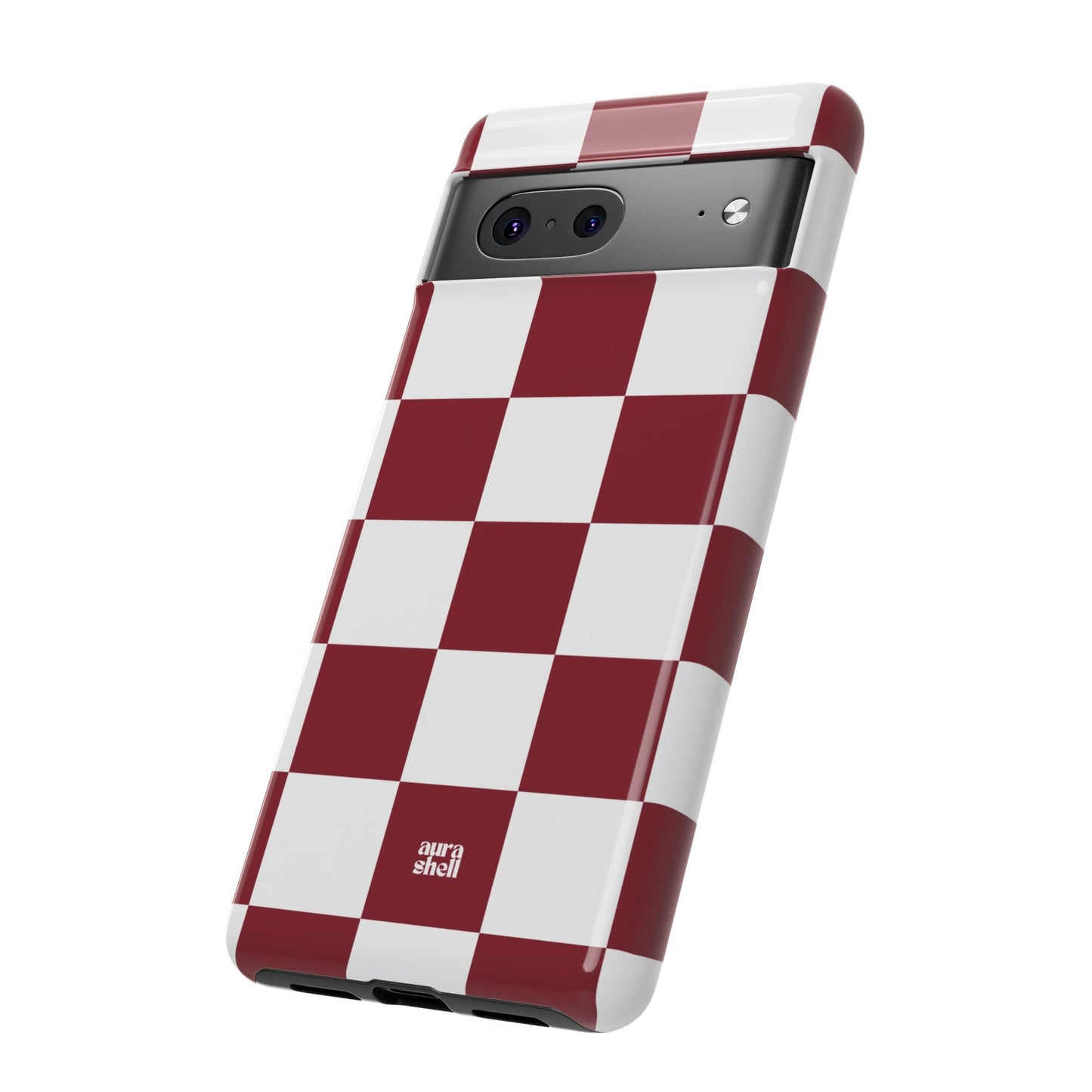 Checkers in Red Wine Google Pixel Case