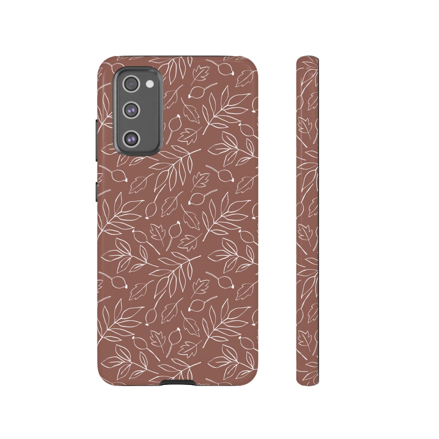 Falling Leaves in Hazelnut Mocha Samsung Galaxy Case