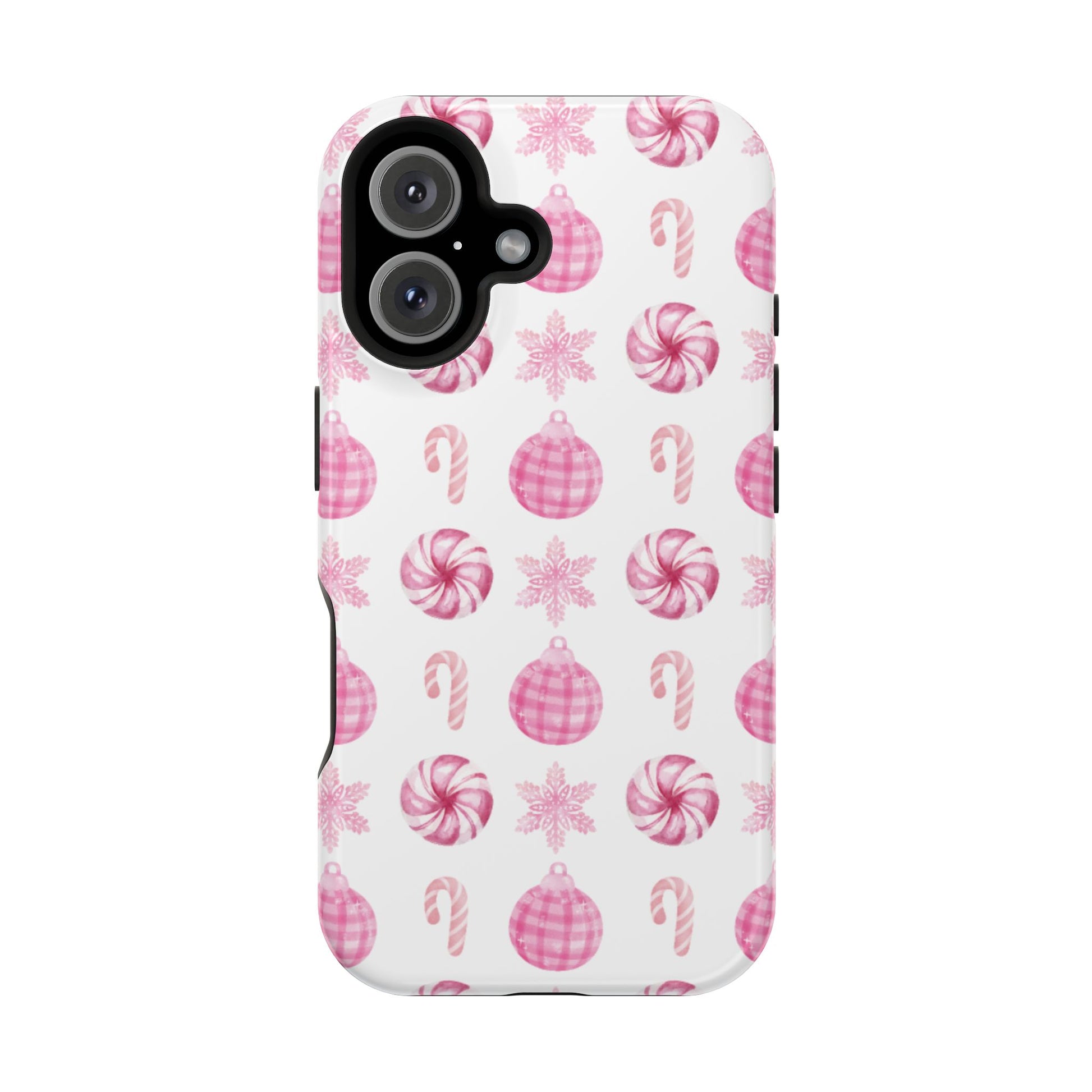 Pink Christmas iPhone Case - Aura Shell