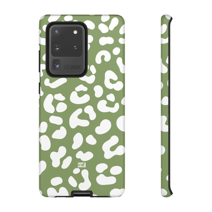 Cheetah Girl in Matcha Samsung Galaxy Case