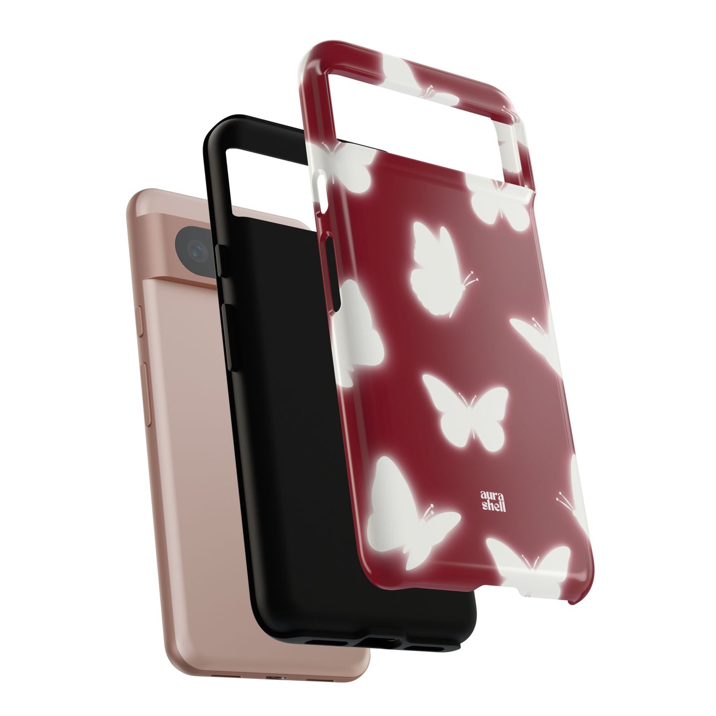 Butterflies in Red Wine Google Pixel Case