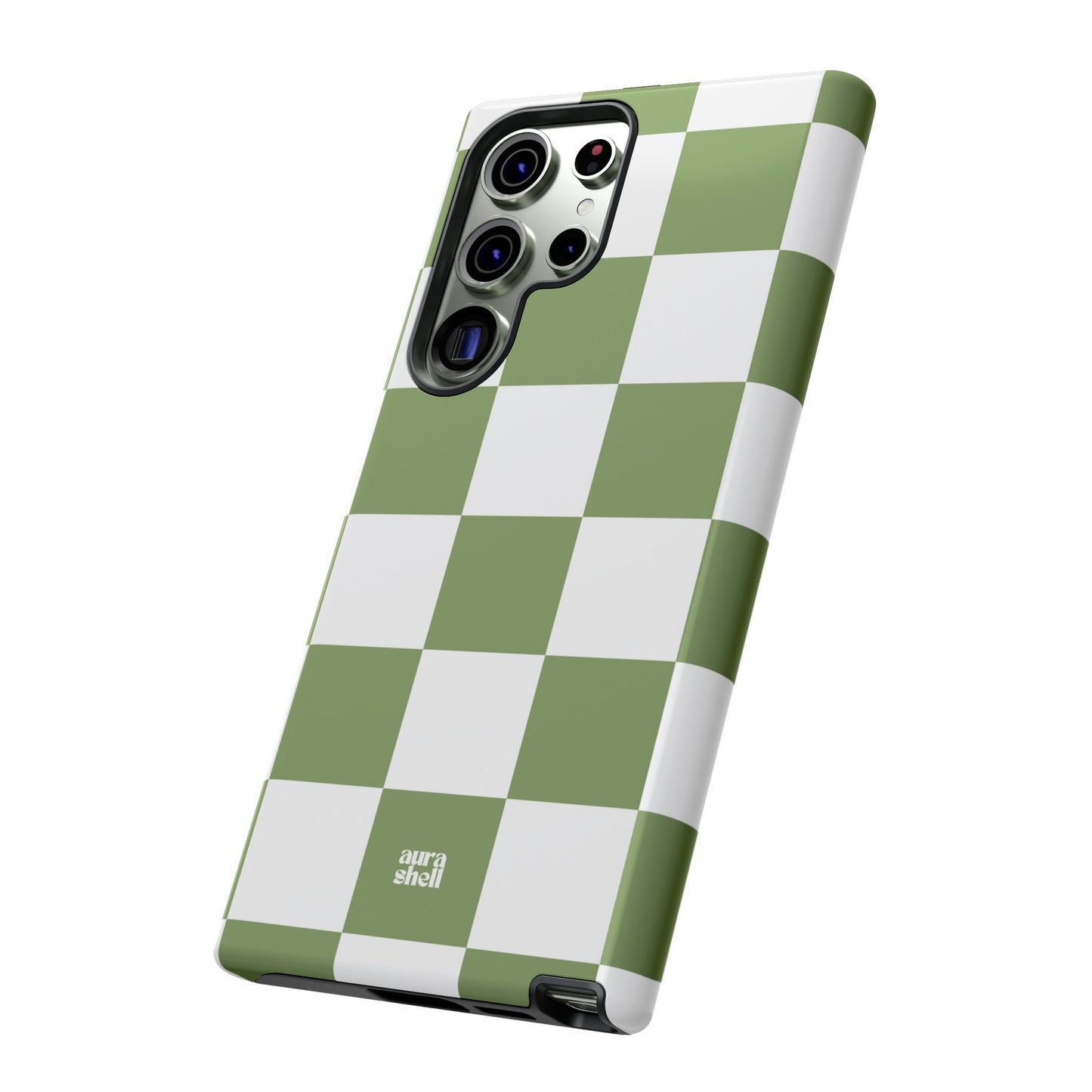 Checkers in Matcha Samsung Galaxy Case