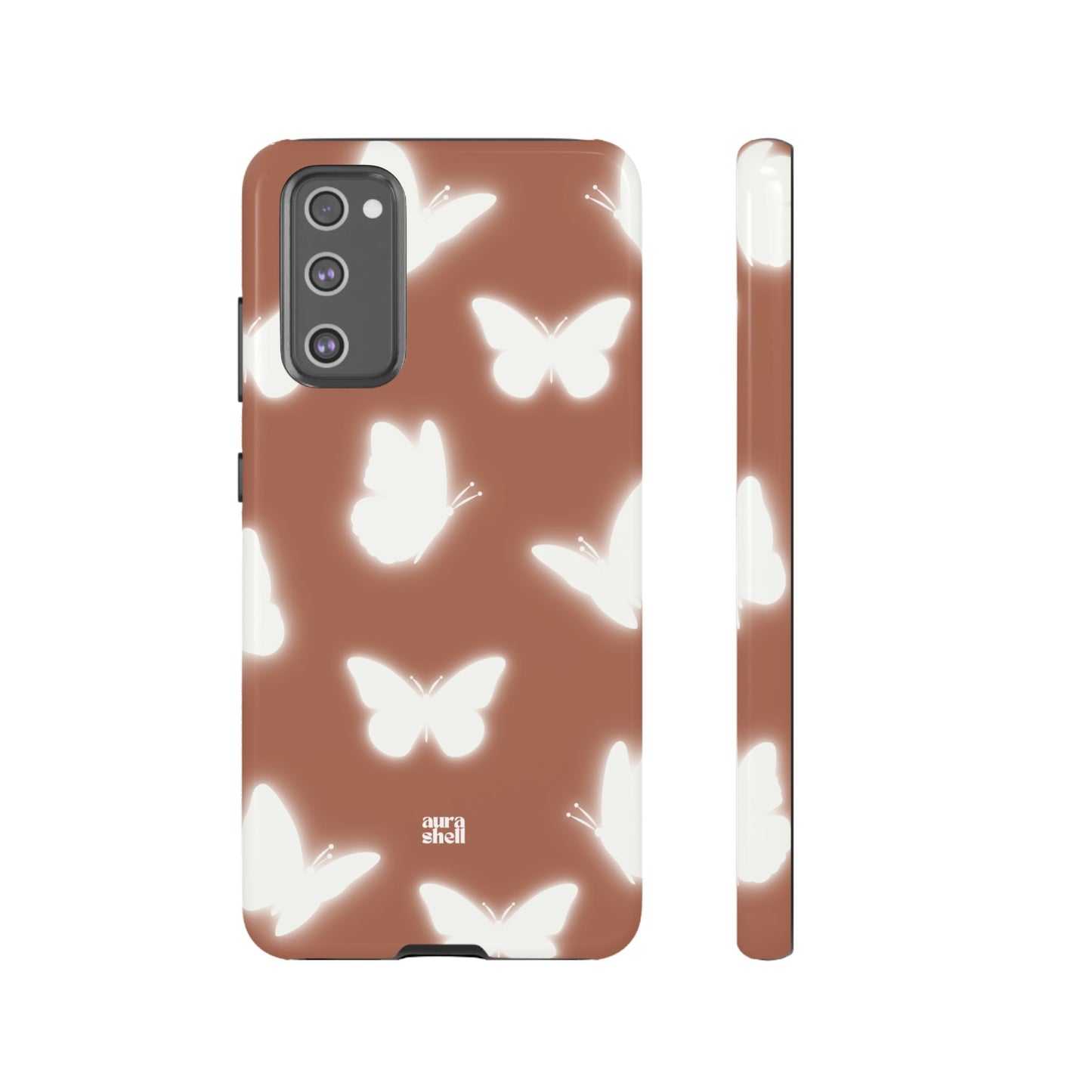 Butterflies in Terracotta Samsung Galaxy Case