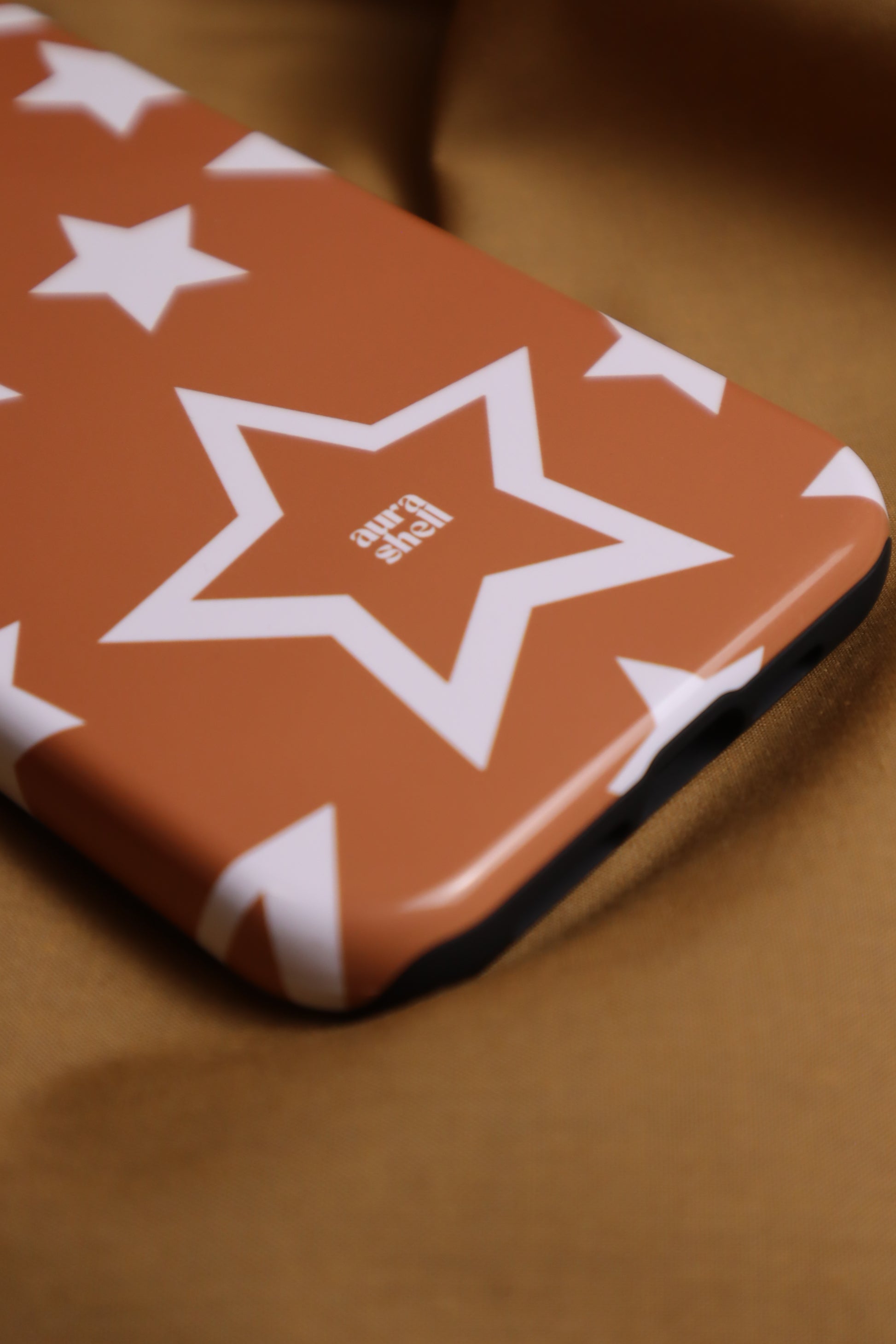 Stars in Terracotta iPhone Case - Aura Shell