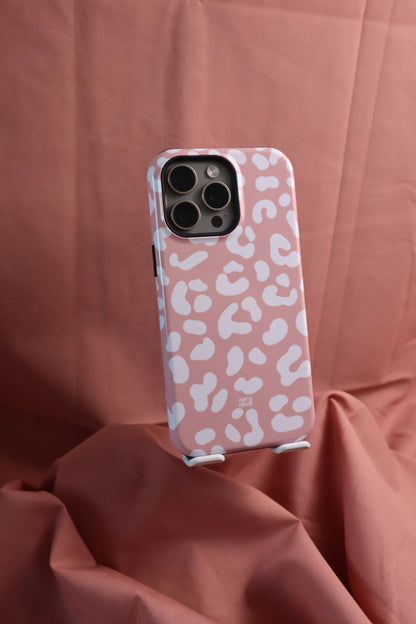 Cheetah Girl in Blush iPhone Case - Aura Shell