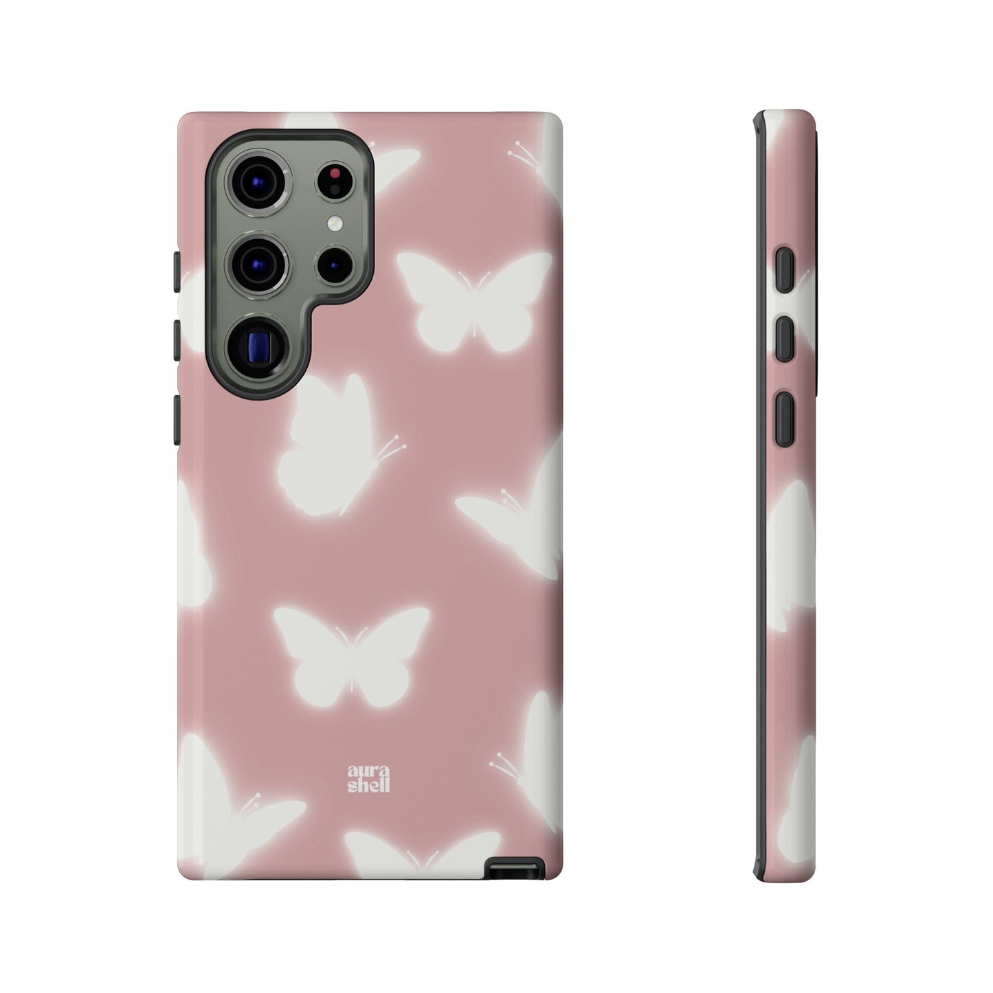 Butterflies in Blush Samsung Galaxy Case