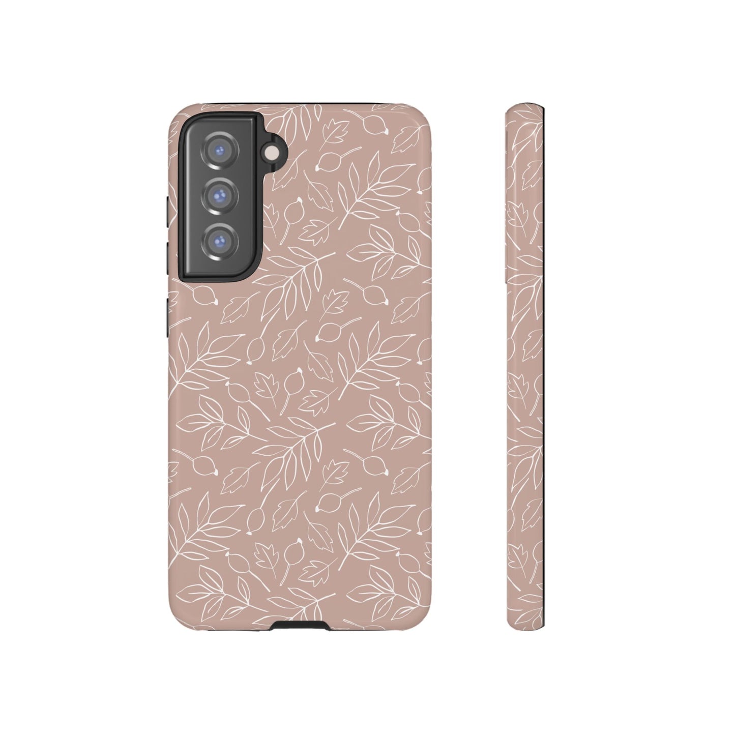 Falling Leaves in Vanilla Iced Latte Samsung Galaxy Case