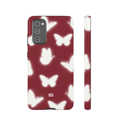 Butterflies in Red Wine Samsung Galaxy Case