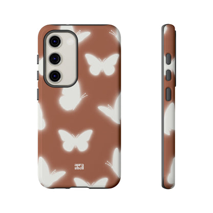 Butterflies in Terracotta Samsung Galaxy Case