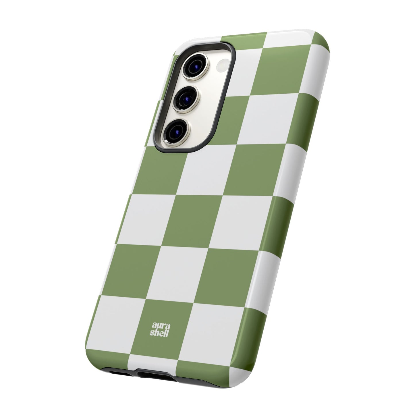 Checkers in Matcha Samsung Galaxy Case