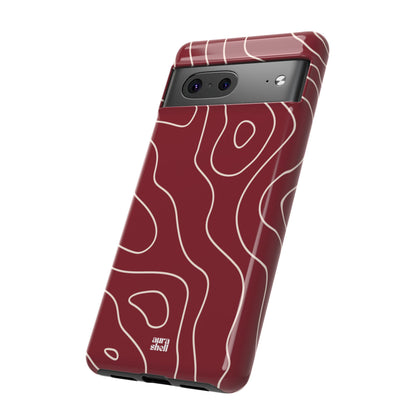 Minimalist in Red Wine Google Pixel Case