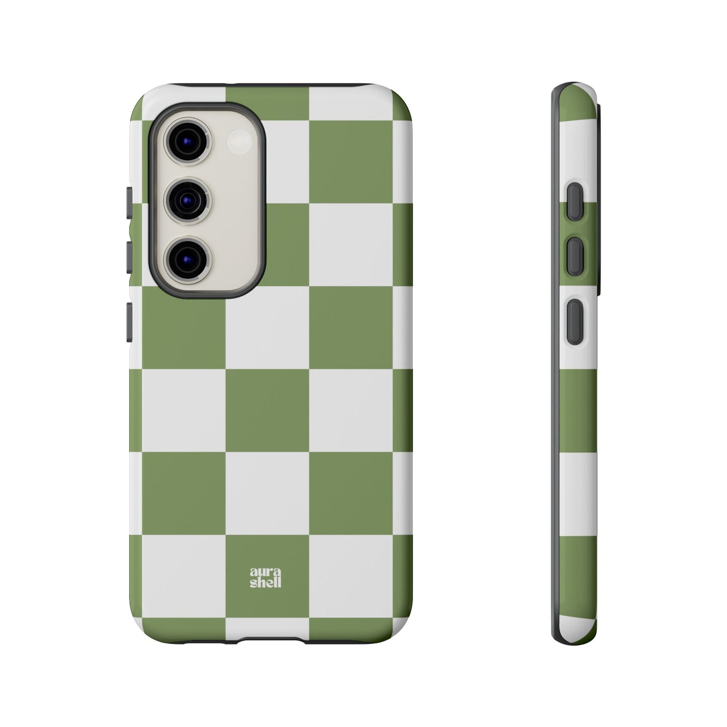 Checkers in Matcha Samsung Galaxy Case