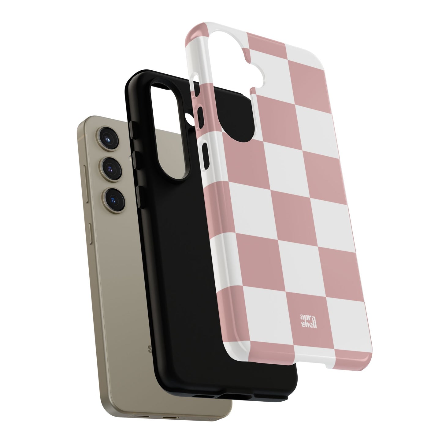 Checkers in Blush Samsung Galaxy Case