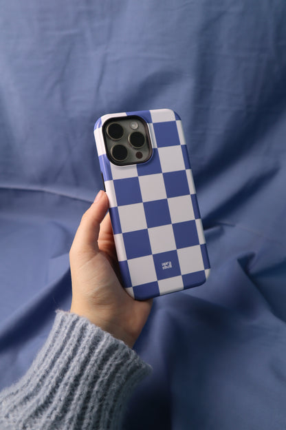 Checkers in Denim iPhone Case - Aura Shell