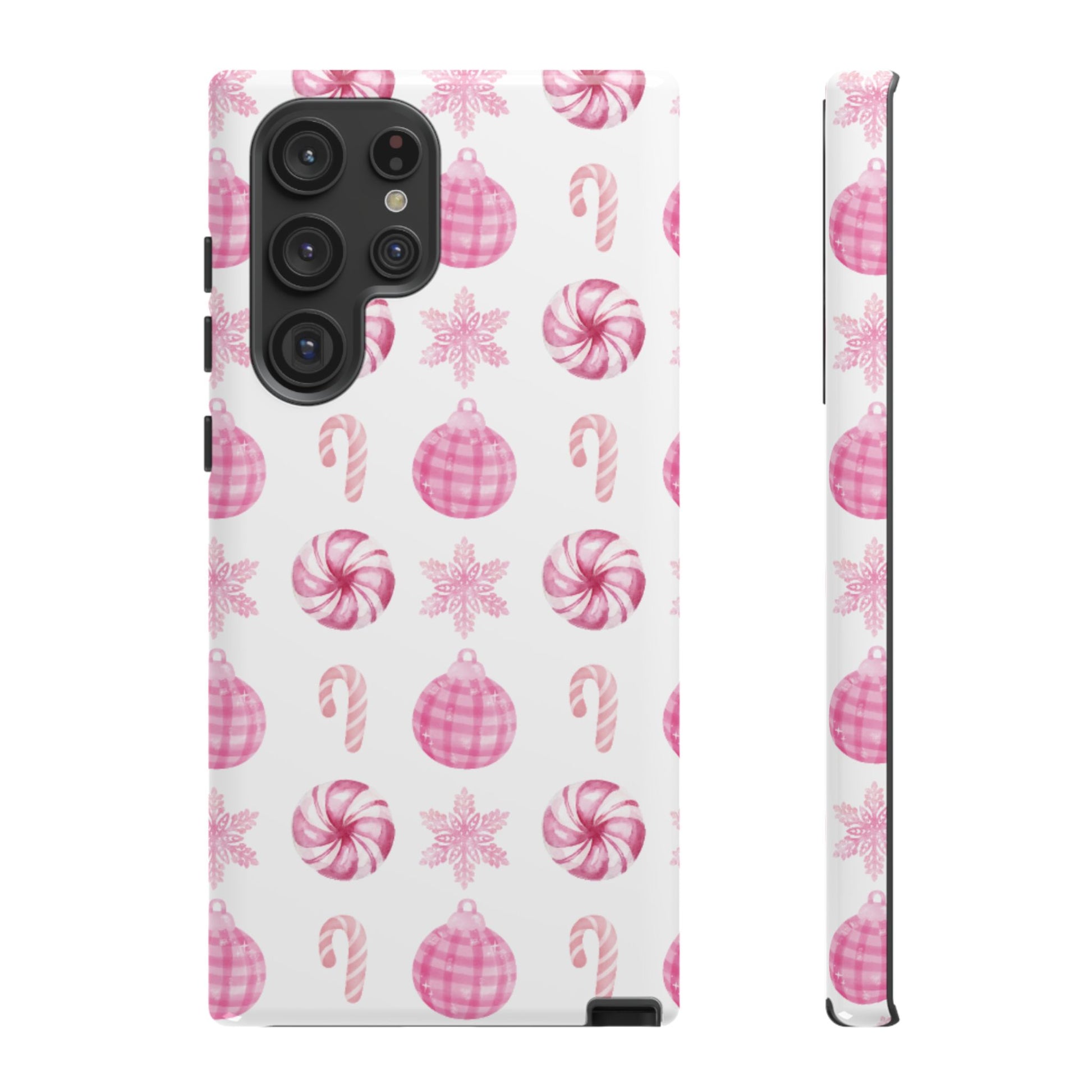 Pink Christmas Samsung Galaxy Phone Case - Aura Shell