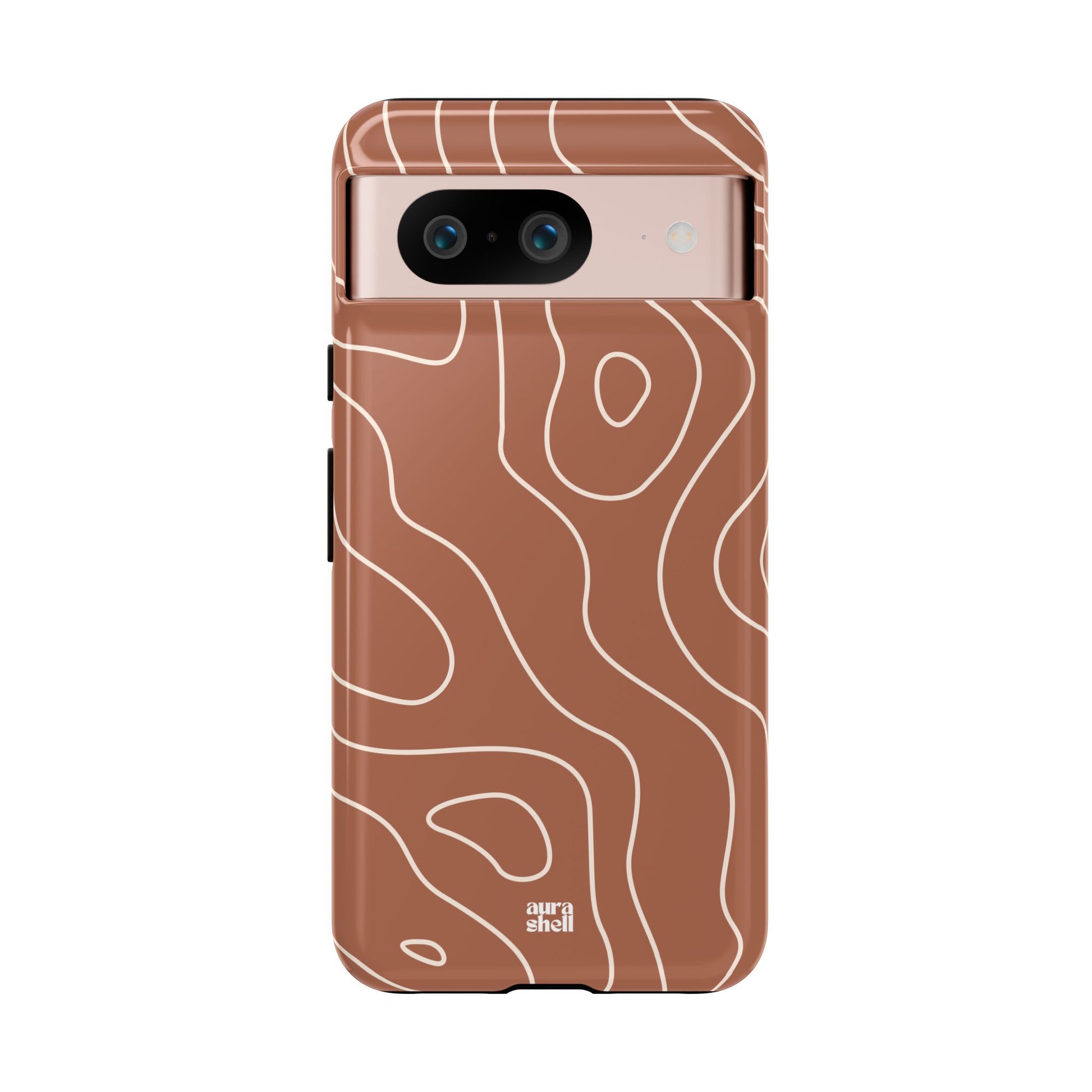 Minimalist in Terracotta Google Pixel Case - Aura Shell