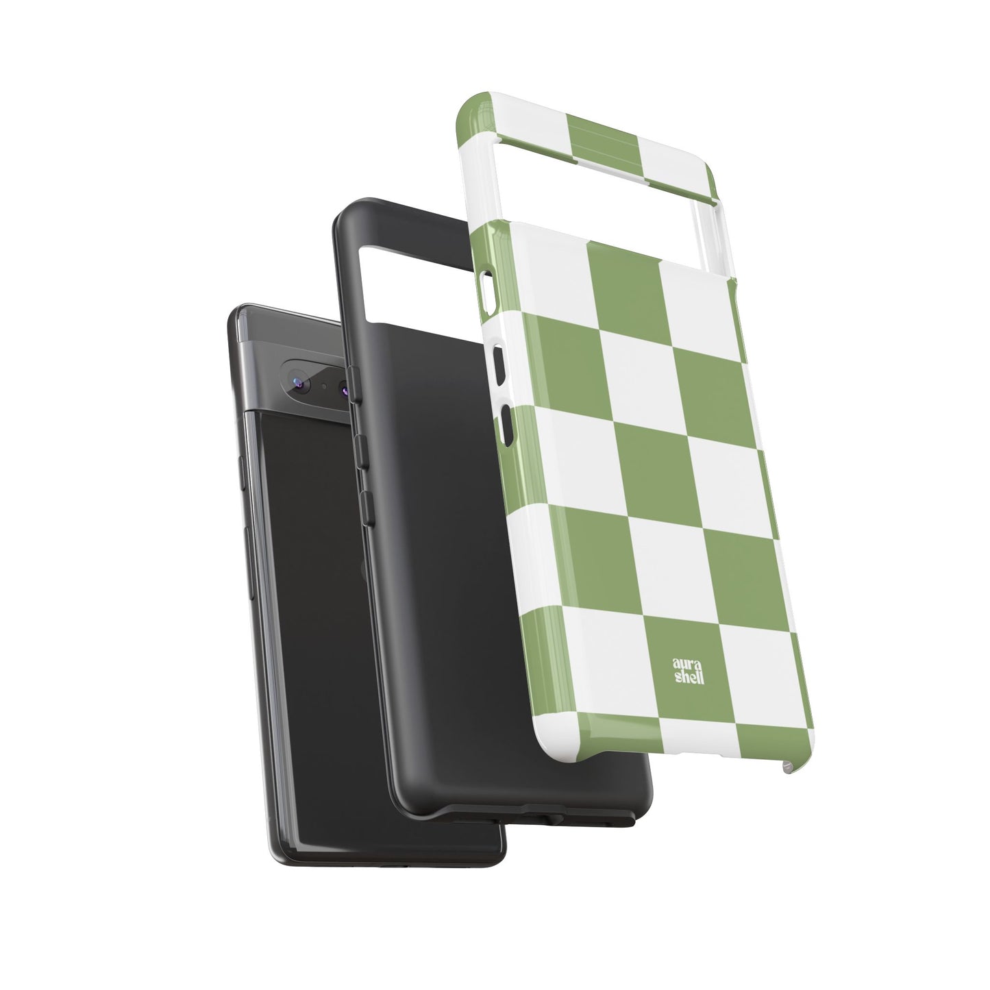 Checkers in Matcha Google Pixel Case