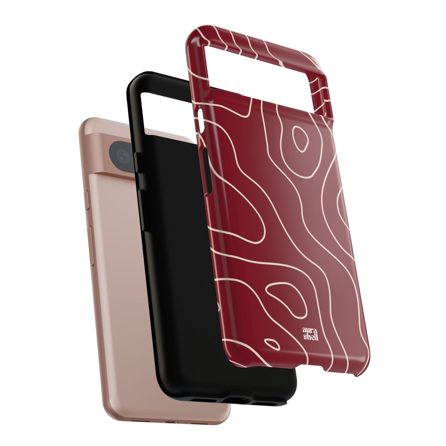 Minimalist in Red Wine Google Pixel Case