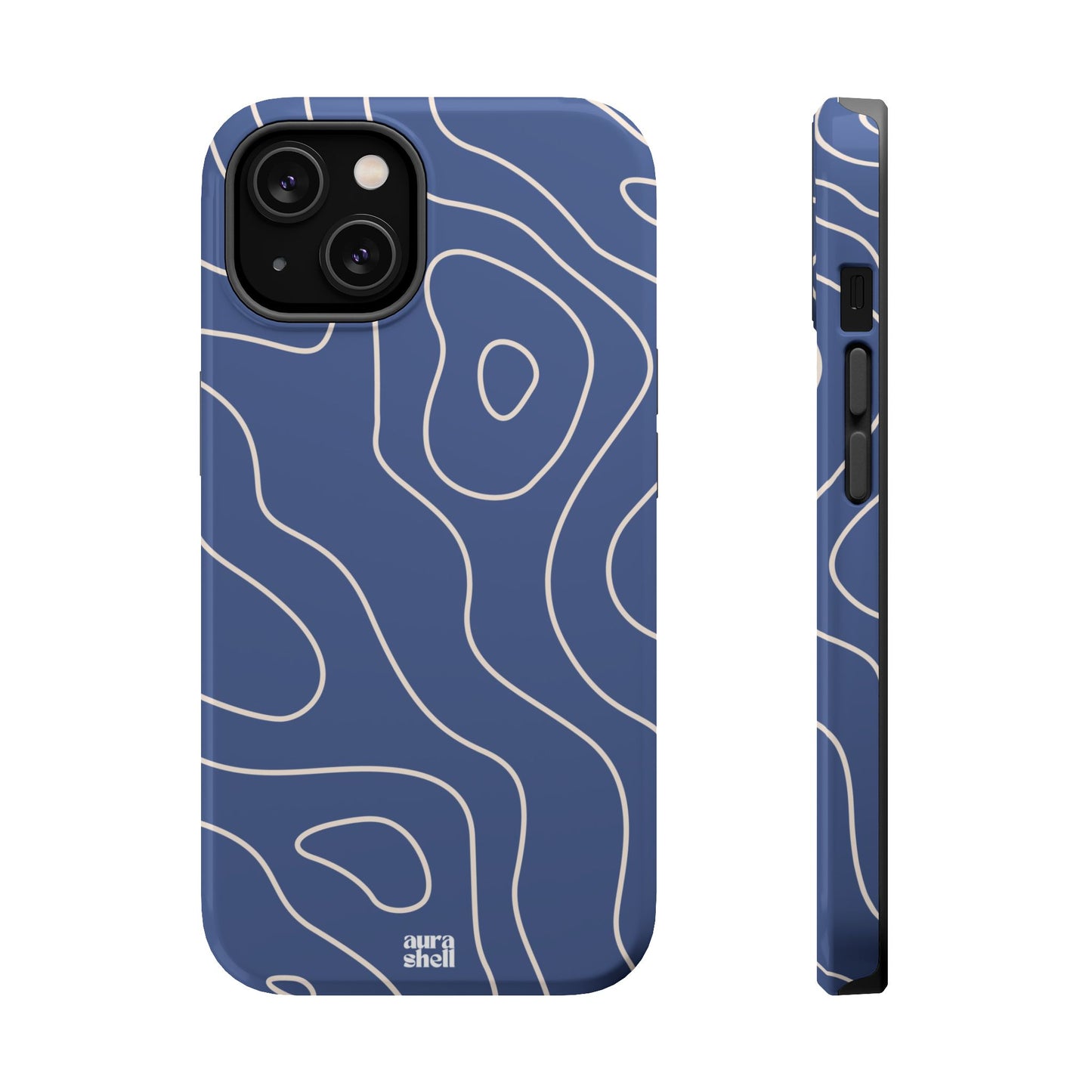 Shop Aura Shell Dual Layer Protective Cute Glossy Finish iPhone Case