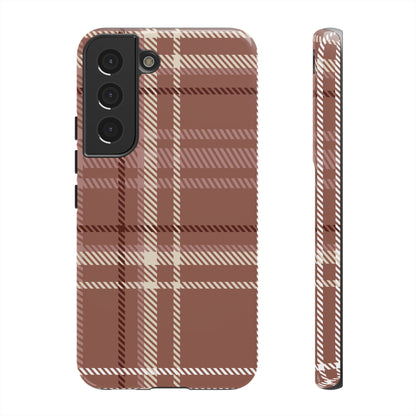 Plaid in Hazelnut Mocha Samsung Galaxy Case