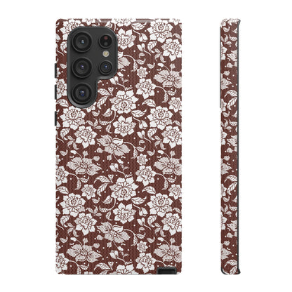 Lacey in Black Coffee Samsung Galaxy Case