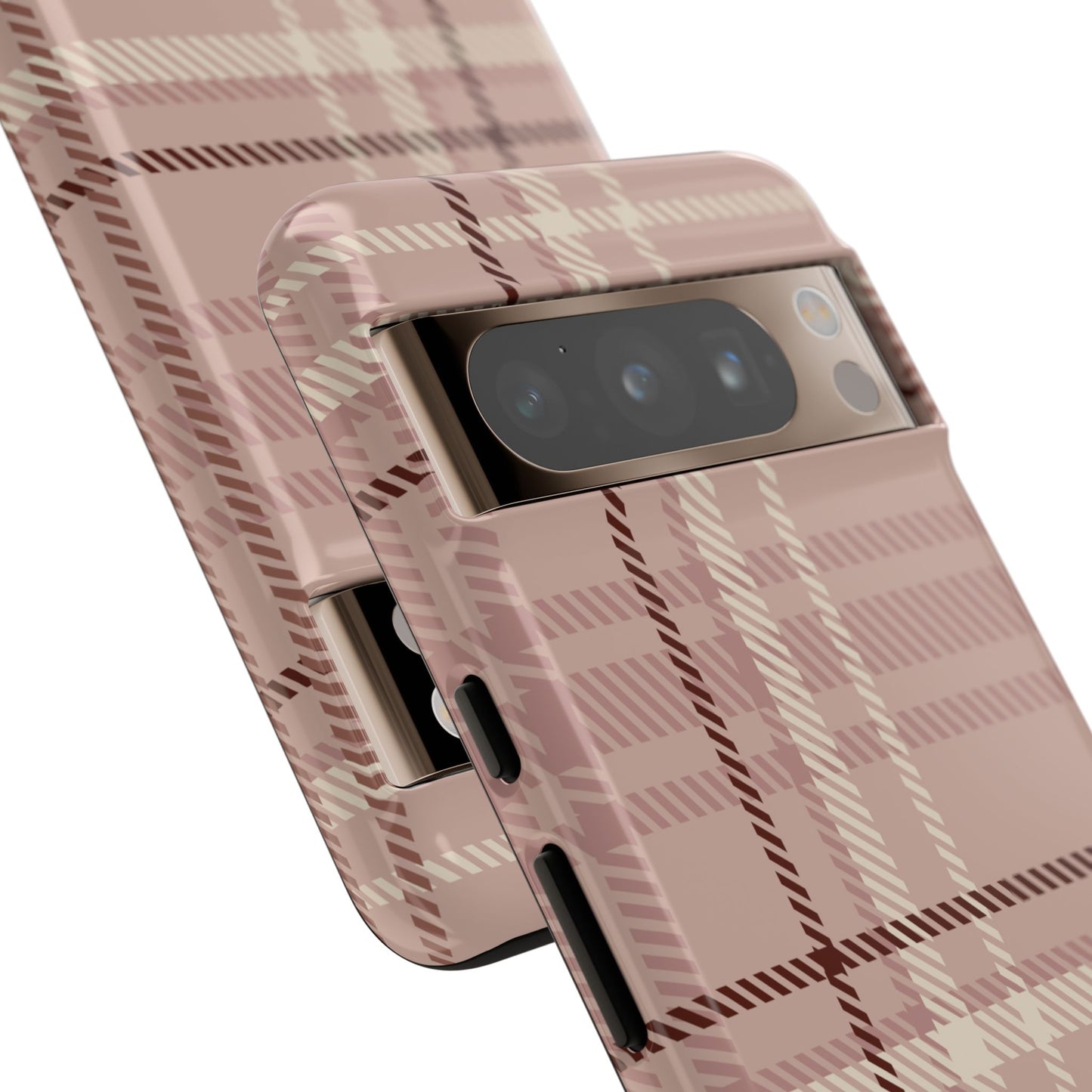 Plaid in Vanilla Iced Latte Google Pixel Case