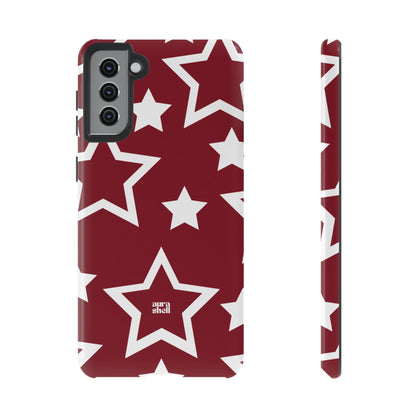 Stars in Red Wine Samsung Galaxy Case