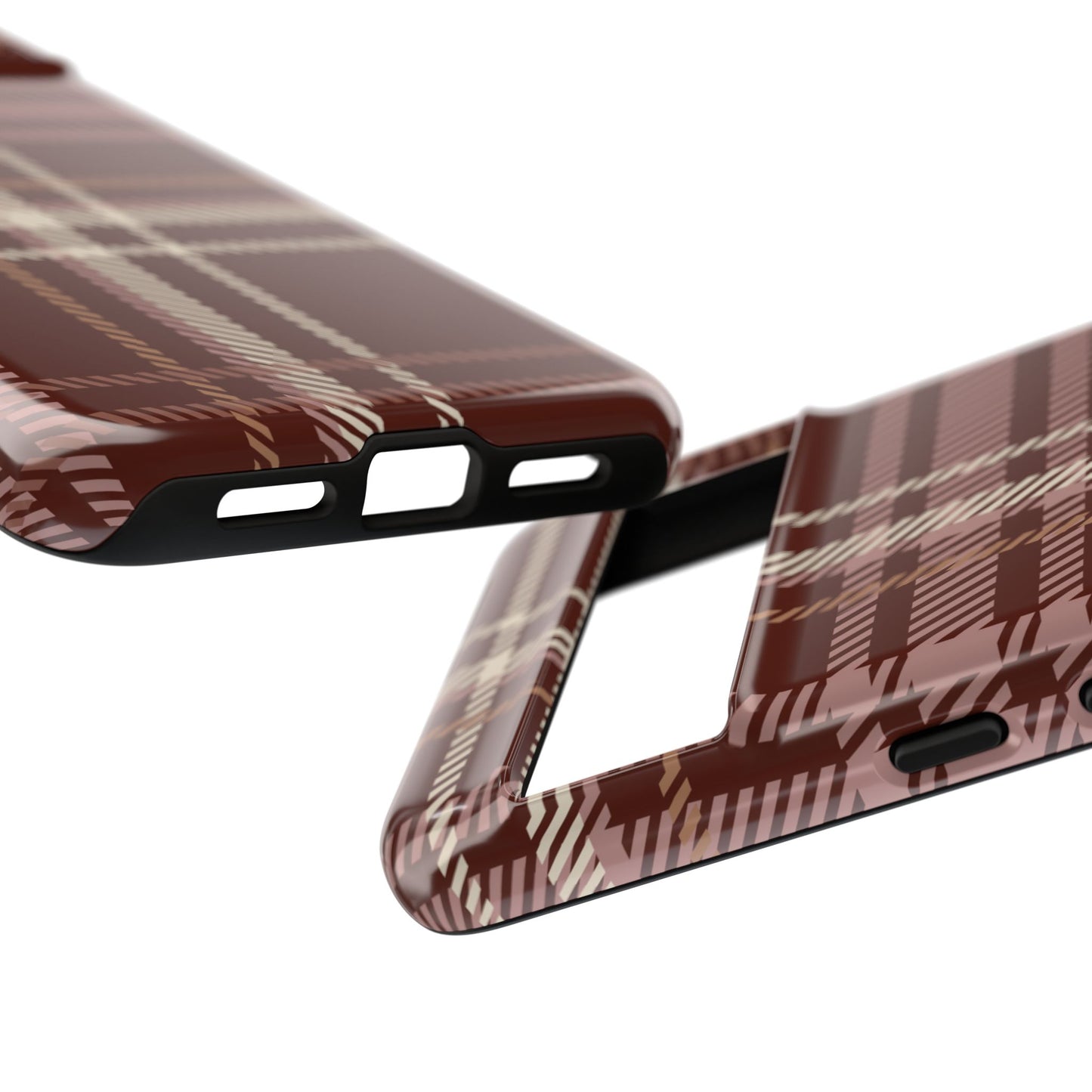 Plaid in Black Coffee Google Pixel Case