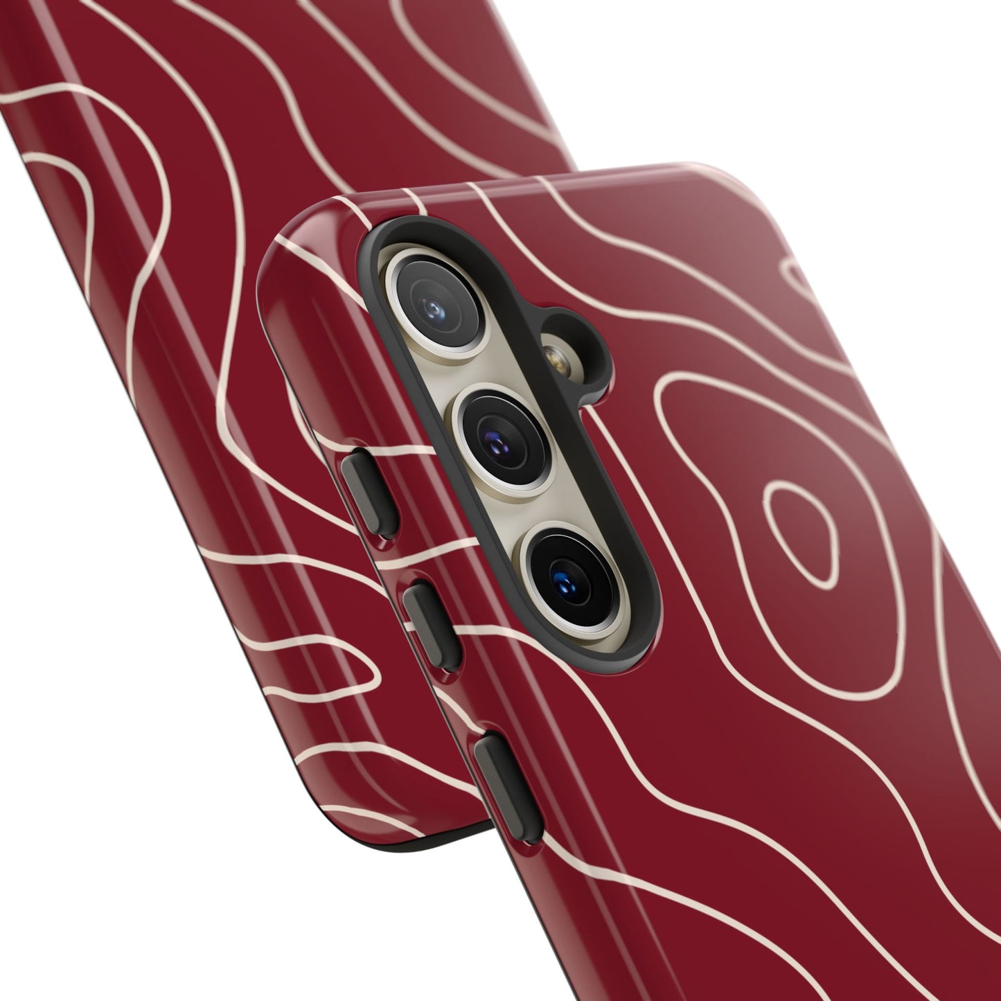 Minimalist in Red Wine Samsung Galaxy Case