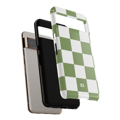 Checkers in Matcha Google Pixel Case