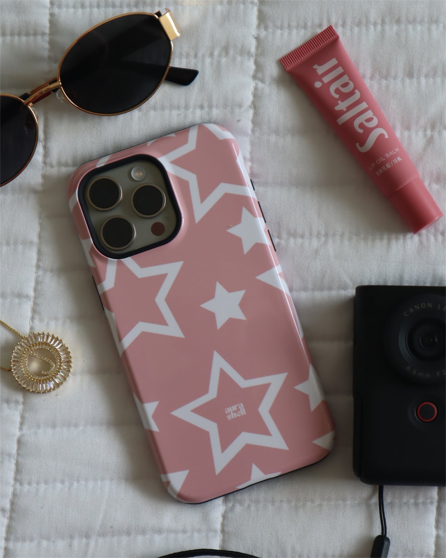 Stars in Blush iPhone Case - Aura Shell