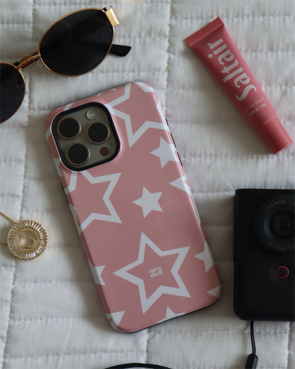 Stars in Blush iPhone Case - Aura Shell