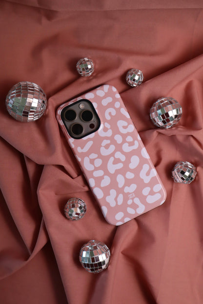 Cheetah Girl in Blush iPhone Case - Aura Shell