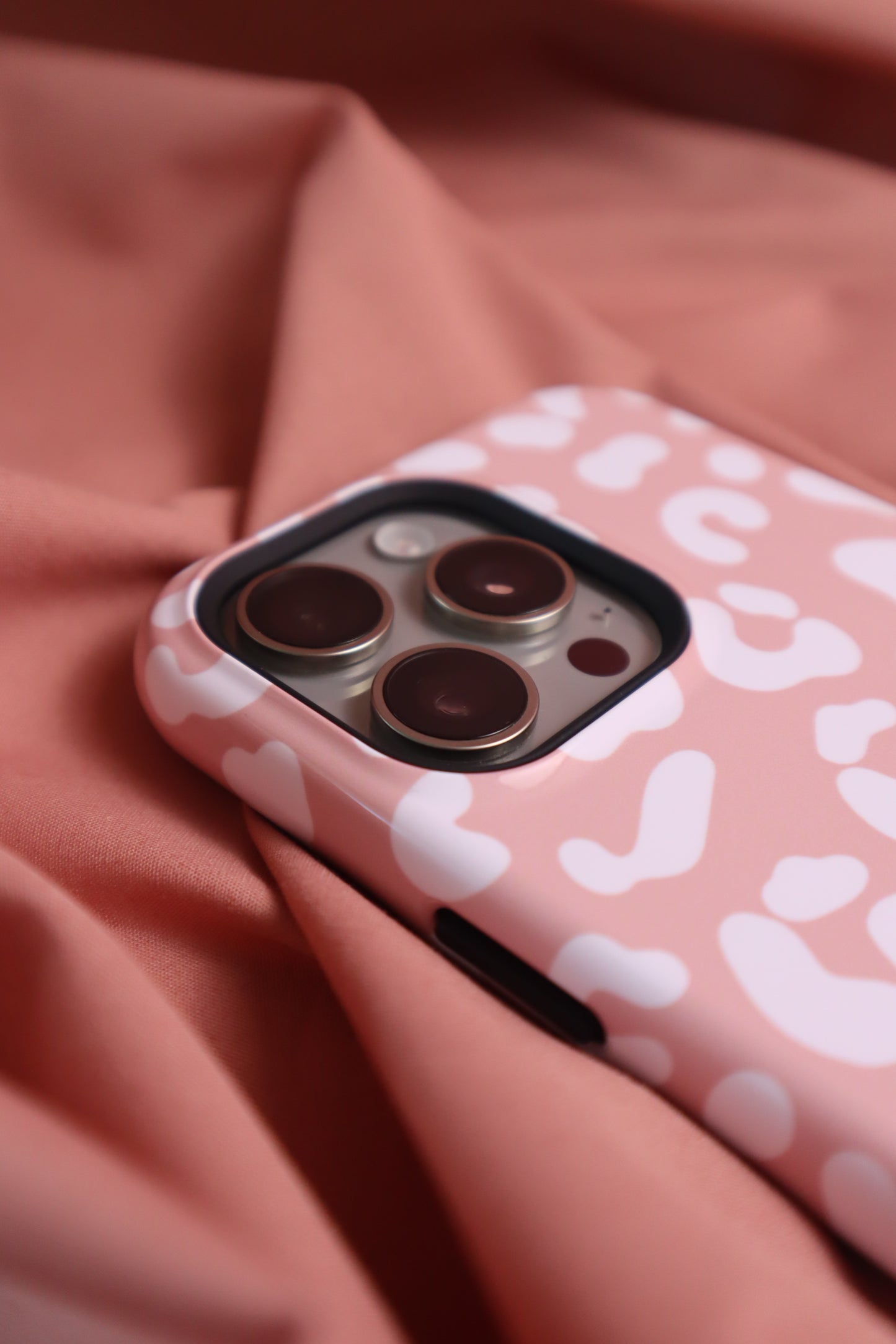 Cheetah Girl in Blush iPhone Case - Aura Shell