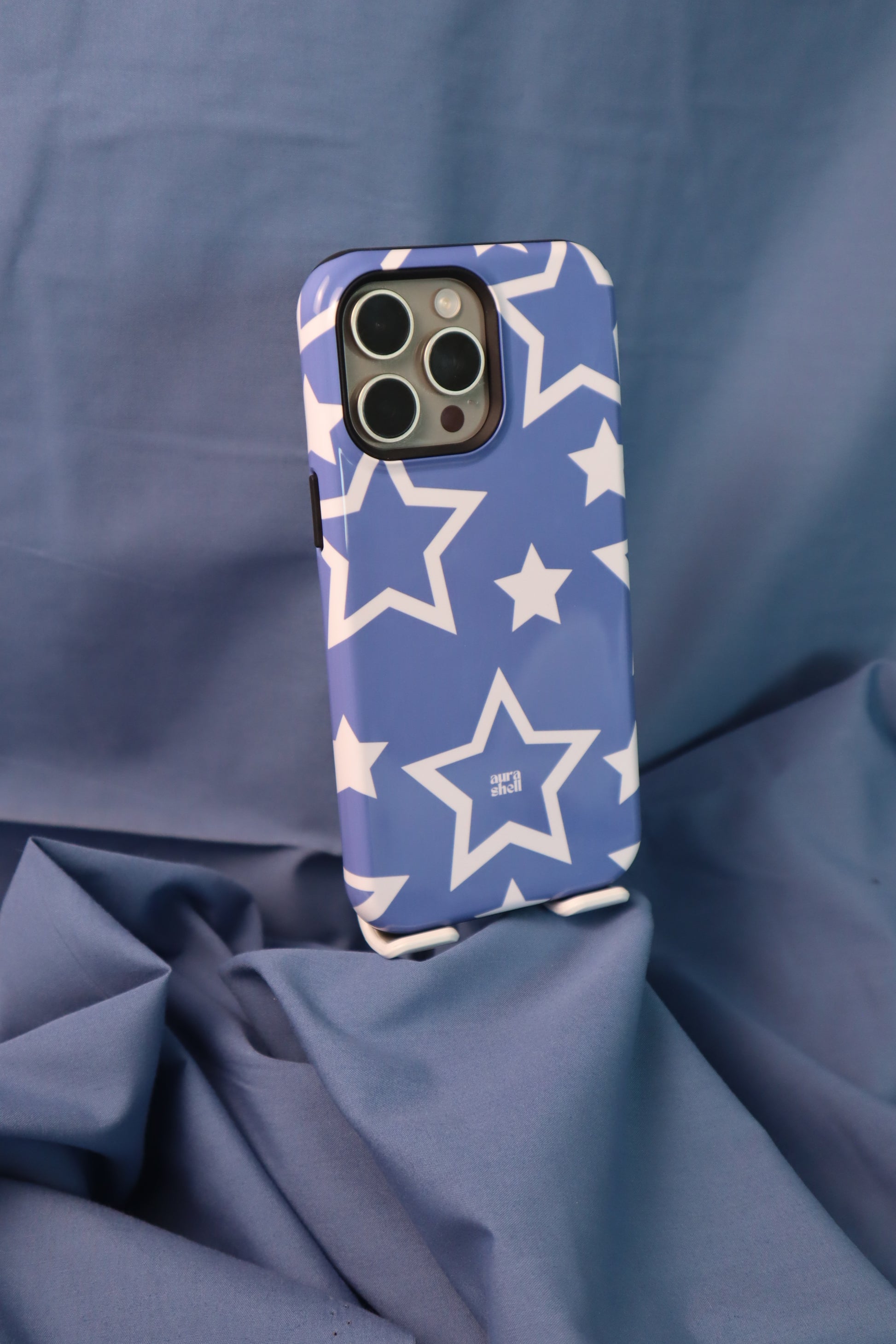 Stars in Denim iPhone Case - Aura Shell