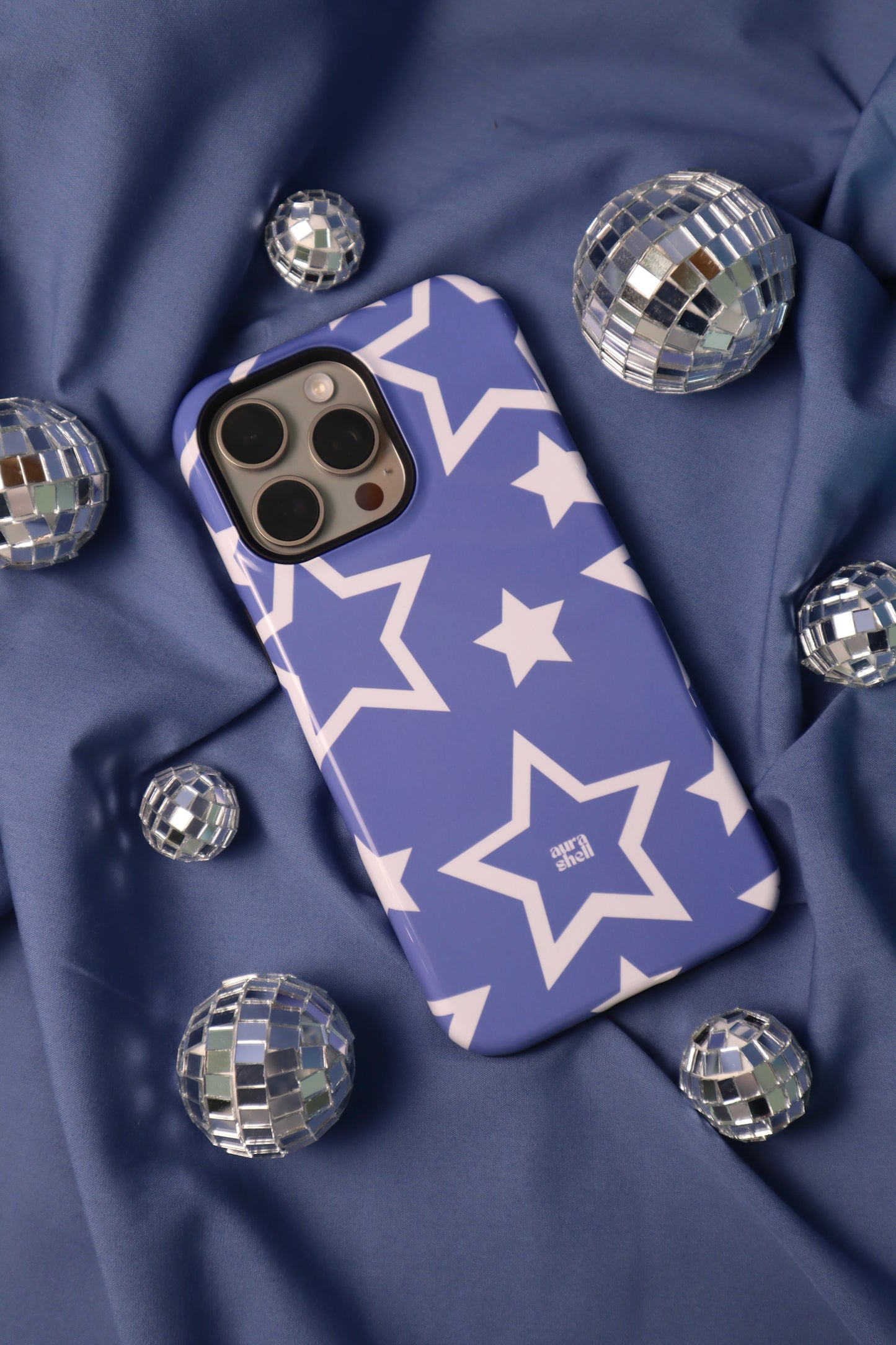 Stars in Denim iPhone Case - Aura Shell